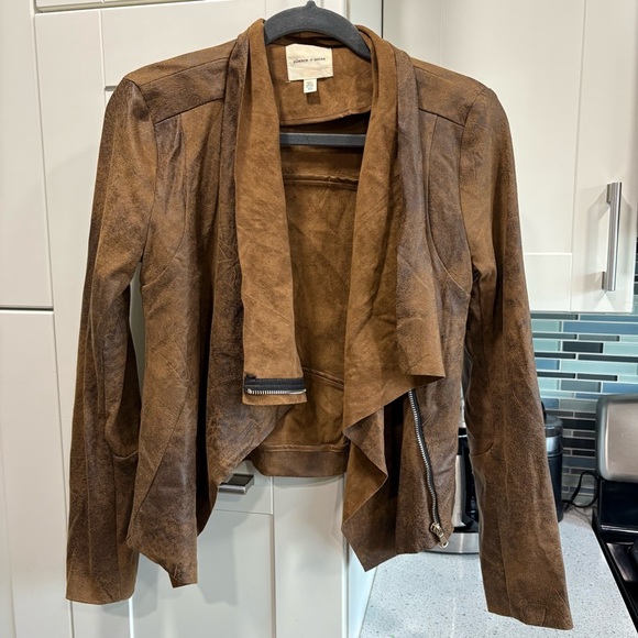 Urban Outfitters Silence + Noise Riley Vegan Leather Jacket - Picture 5 of 9